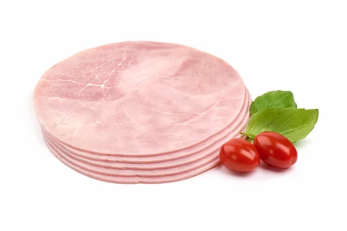 Bauernschinken geschnitten